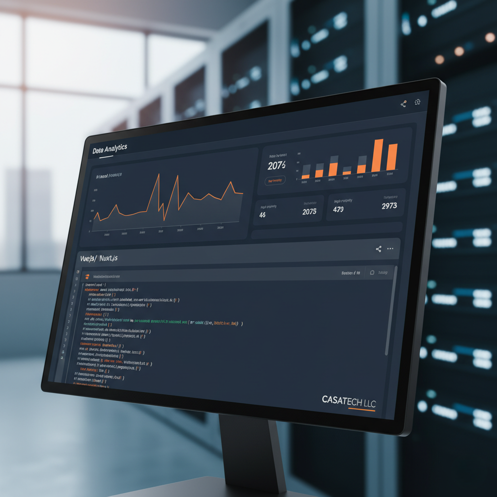 Modern interactive web engineering project by Casatech